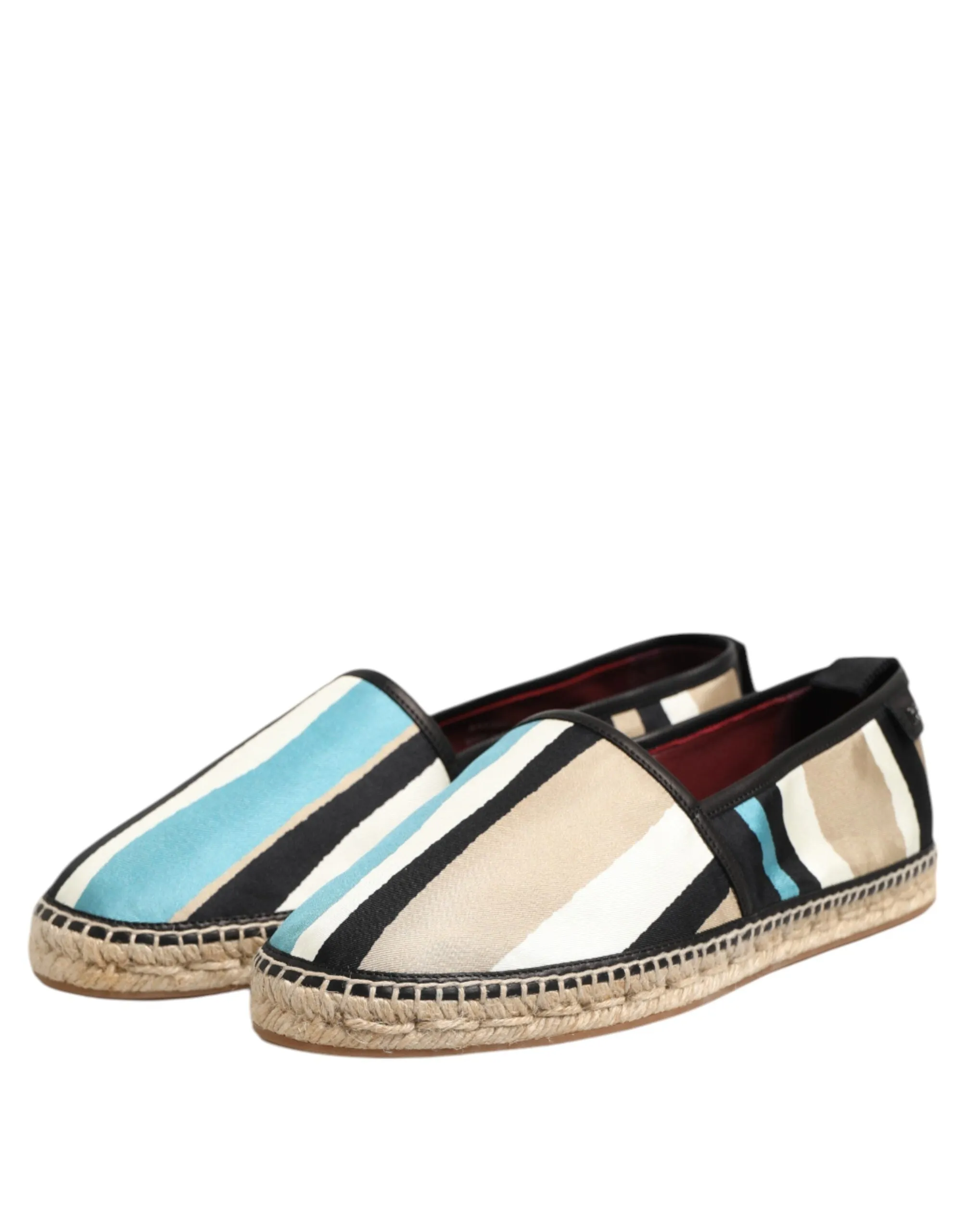 Gabbana Flat Canvas Artistic Dolce Multicolor Complete range Shoes Espadrille & Stripes