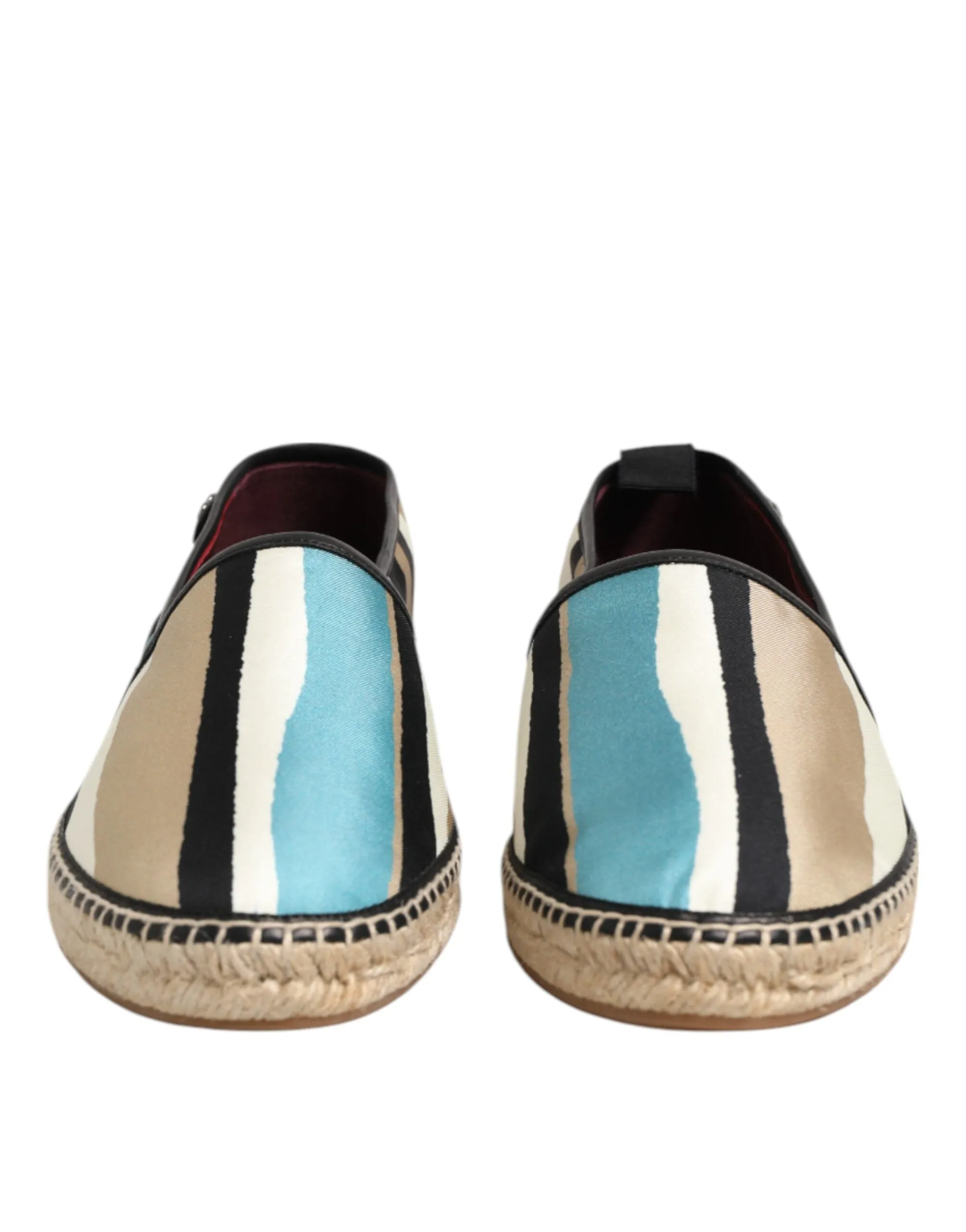 Gabbana Flat Canvas Artistic Dolce Multicolor Complete range Shoes Espadrille & Stripes