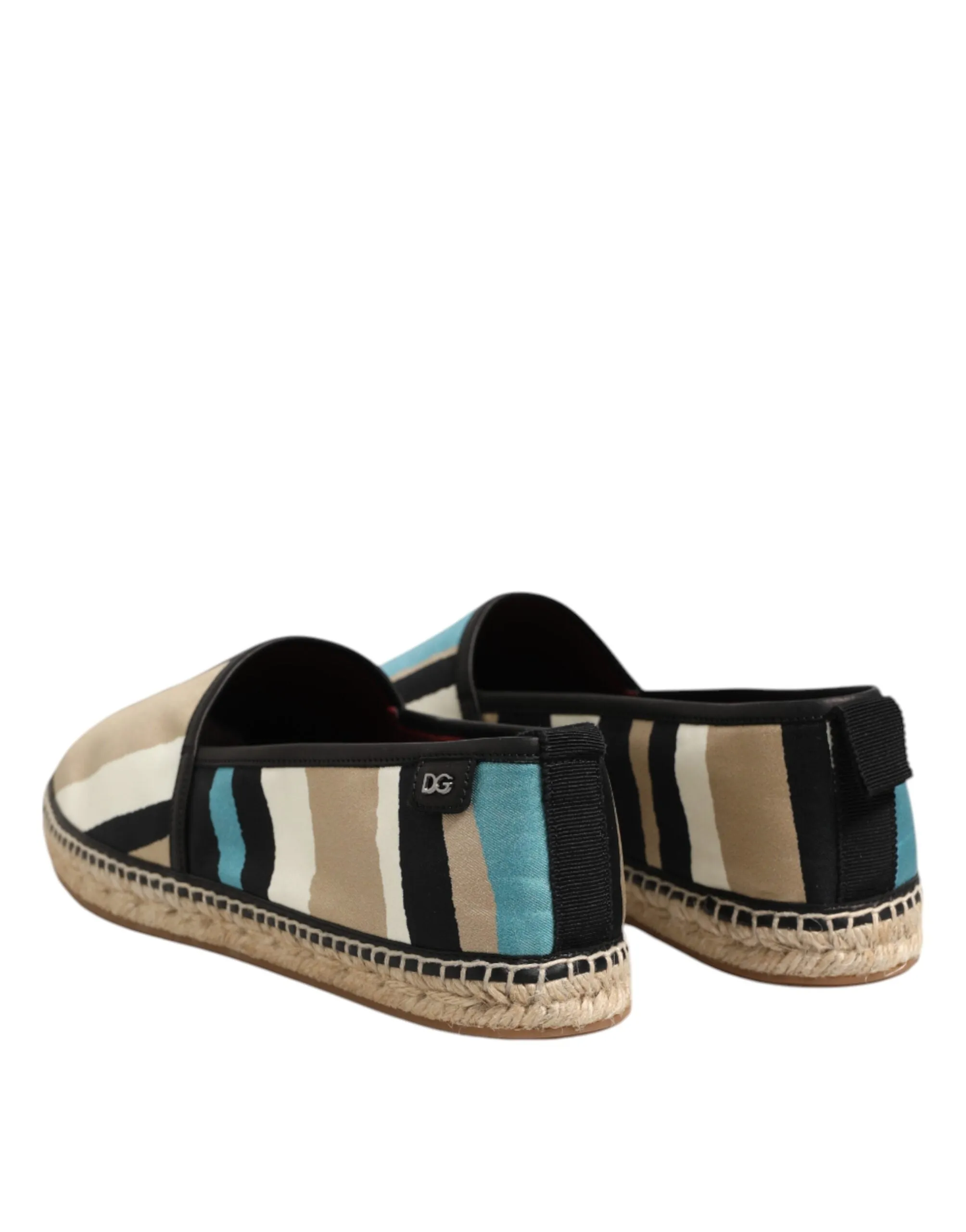 Gabbana Flat Canvas Artistic Dolce Multicolor Complete range Shoes Espadrille & Stripes