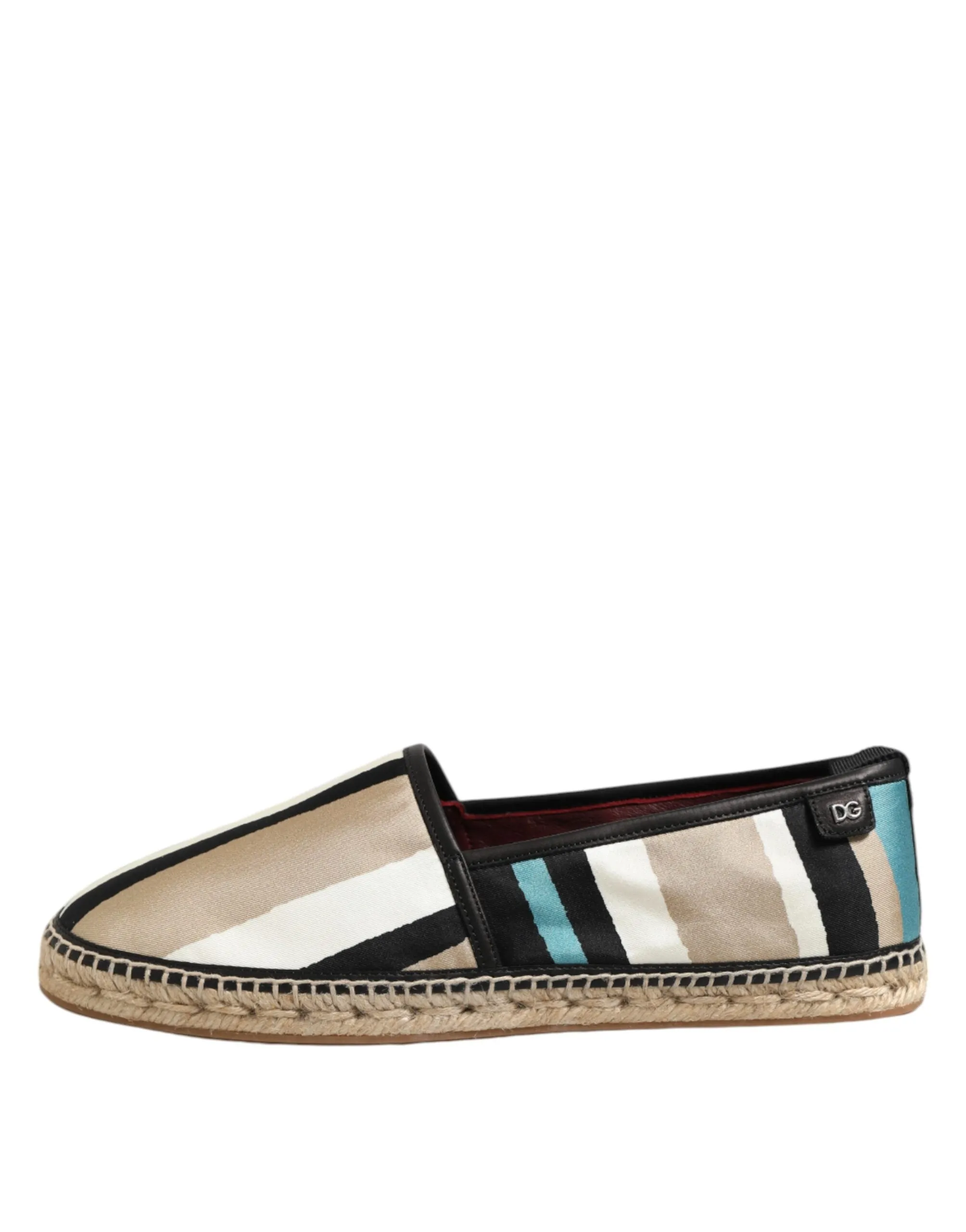 Gabbana Flat Canvas Artistic Dolce Multicolor Complete range Shoes Espadrille & Stripes