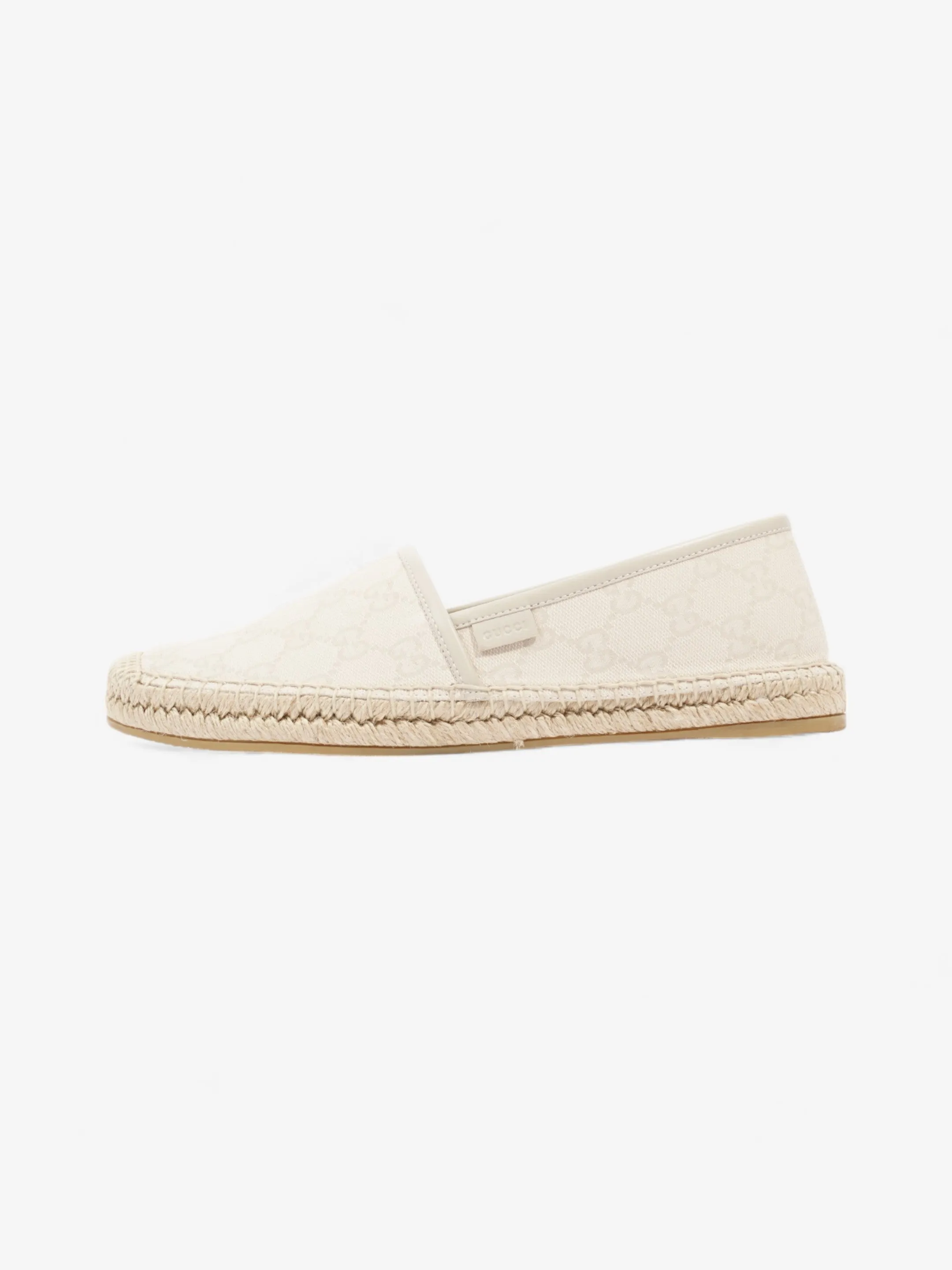 Gucci GG Espadrille Beige  Canvas EU 39 UK 6