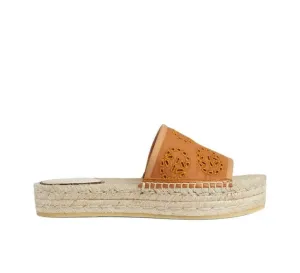Gucci Interlocking G Canvas Espadrille Sandals