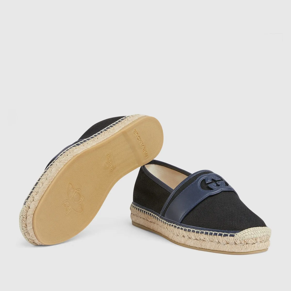 Gucci Interlocking G Espadrille Flats