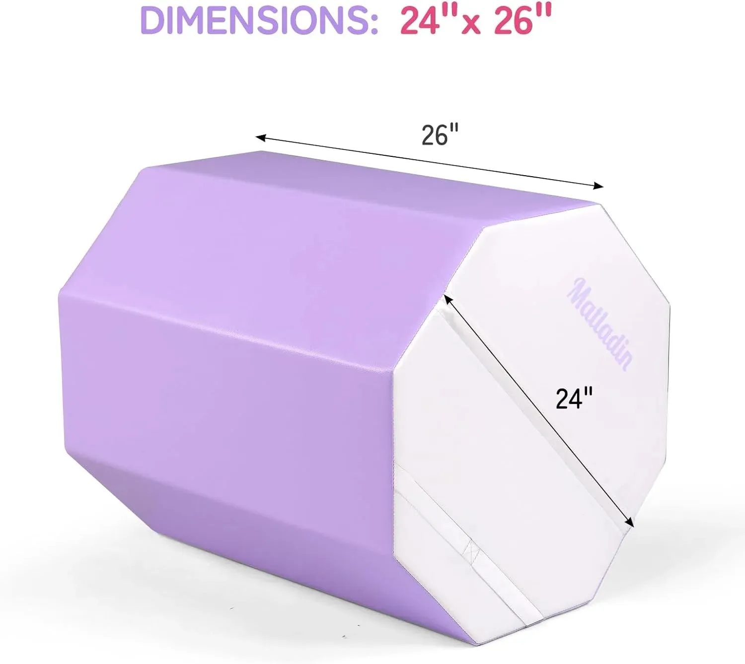 Gymnastics Mat Octagon Tumbler Trainer – Tumbling & Skill Shape Mat for Gymnastics, Cheerleading & Martial Arts