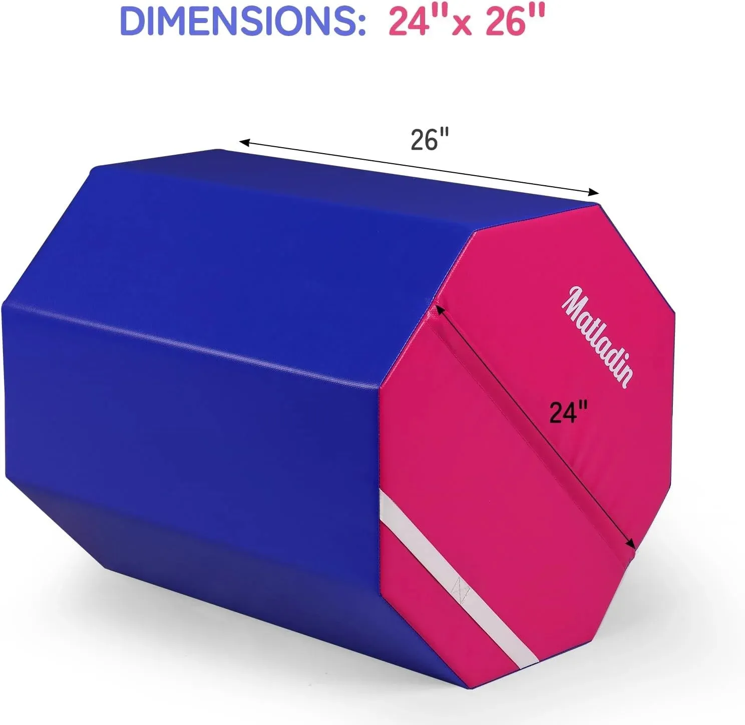 Gymnastics Mat Octagon Tumbler Trainer – Tumbling & Skill Shape Mat for Gymnastics, Cheerleading & Martial Arts