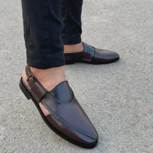 Hedgez Peshawari Brown Sandal-7702
