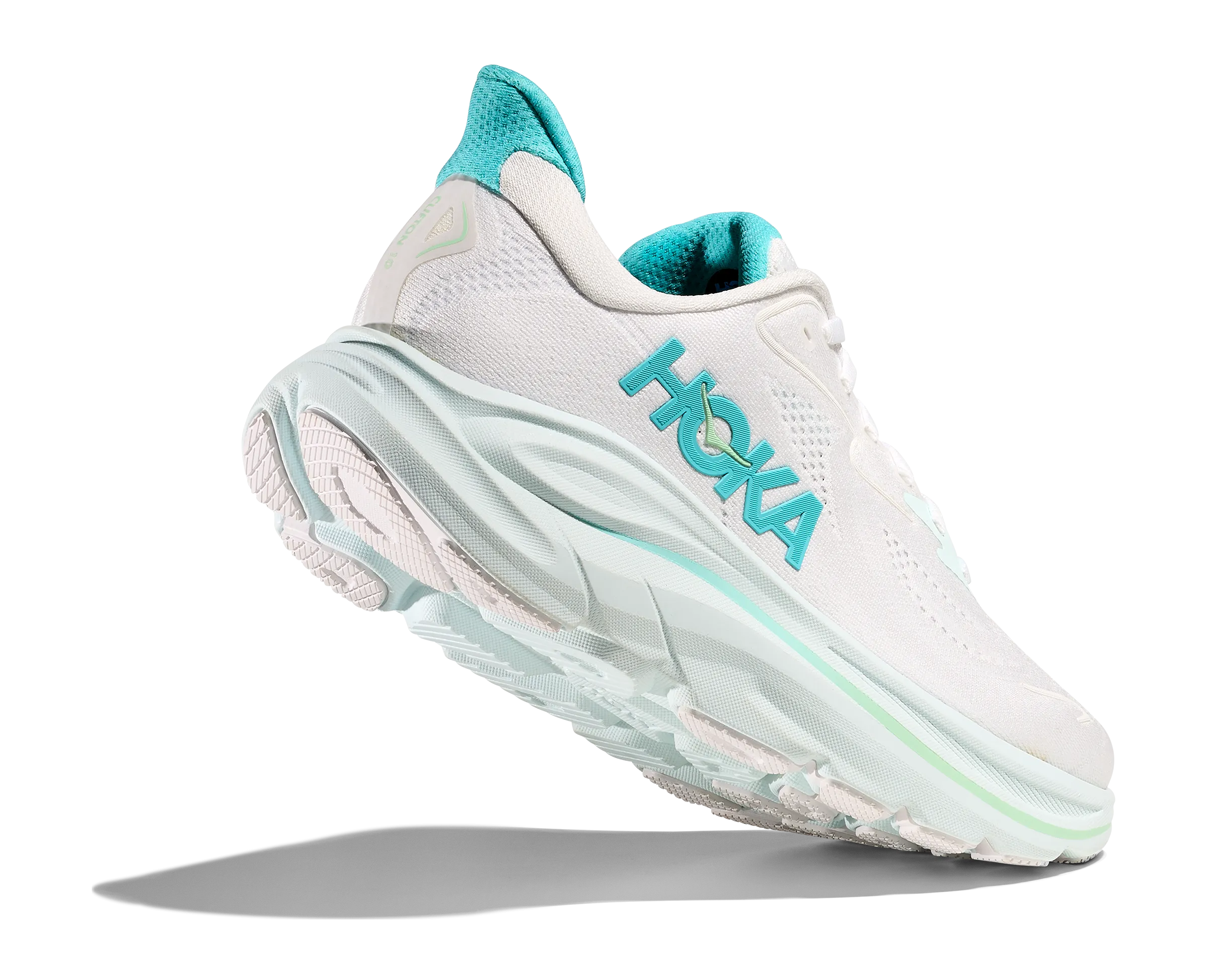 Hoka Womens Clifton 10 - White/Cielo Blue (1162031-WTCL)