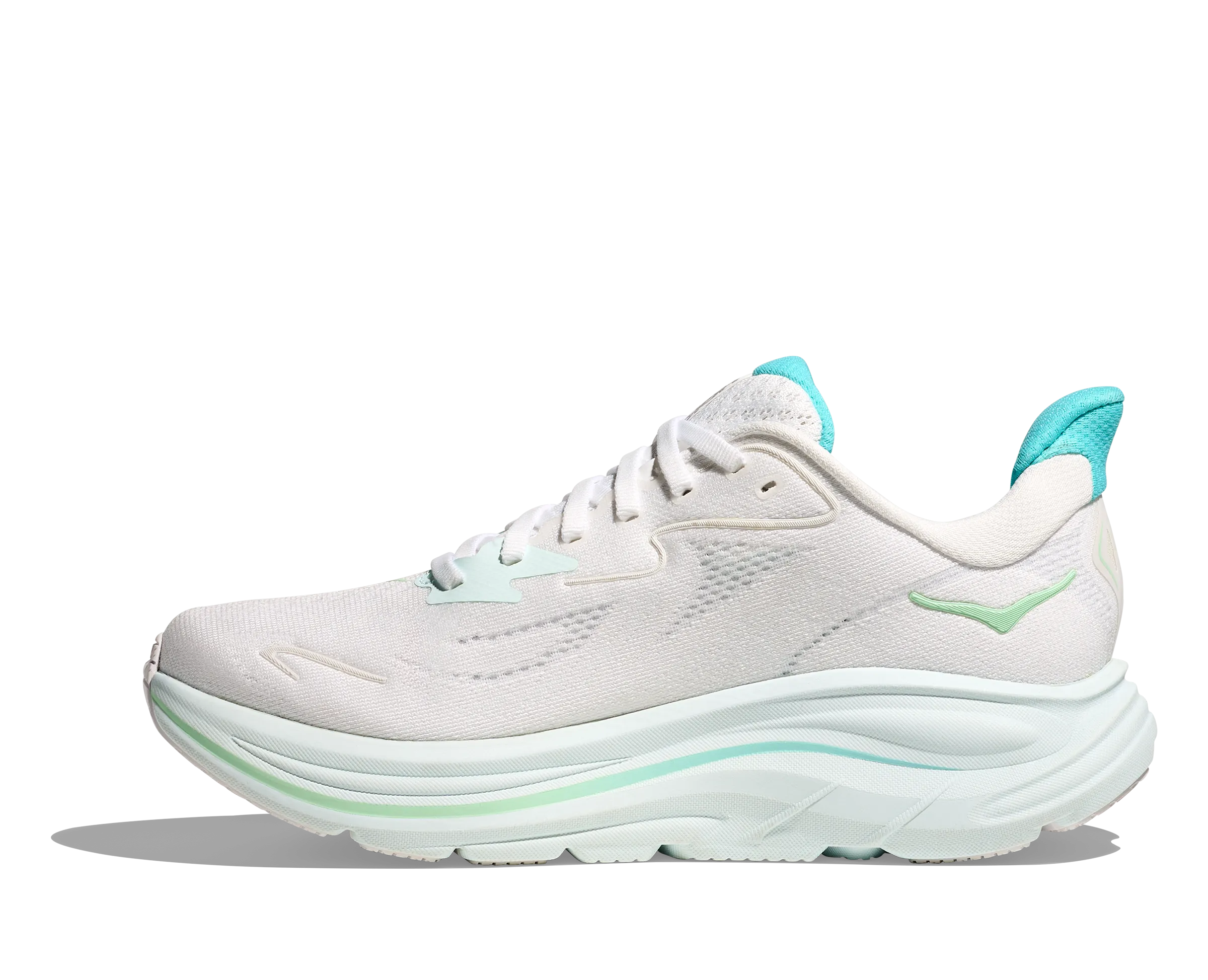 Hoka Womens Clifton 10 - White/Cielo Blue (1162031-WTCL)