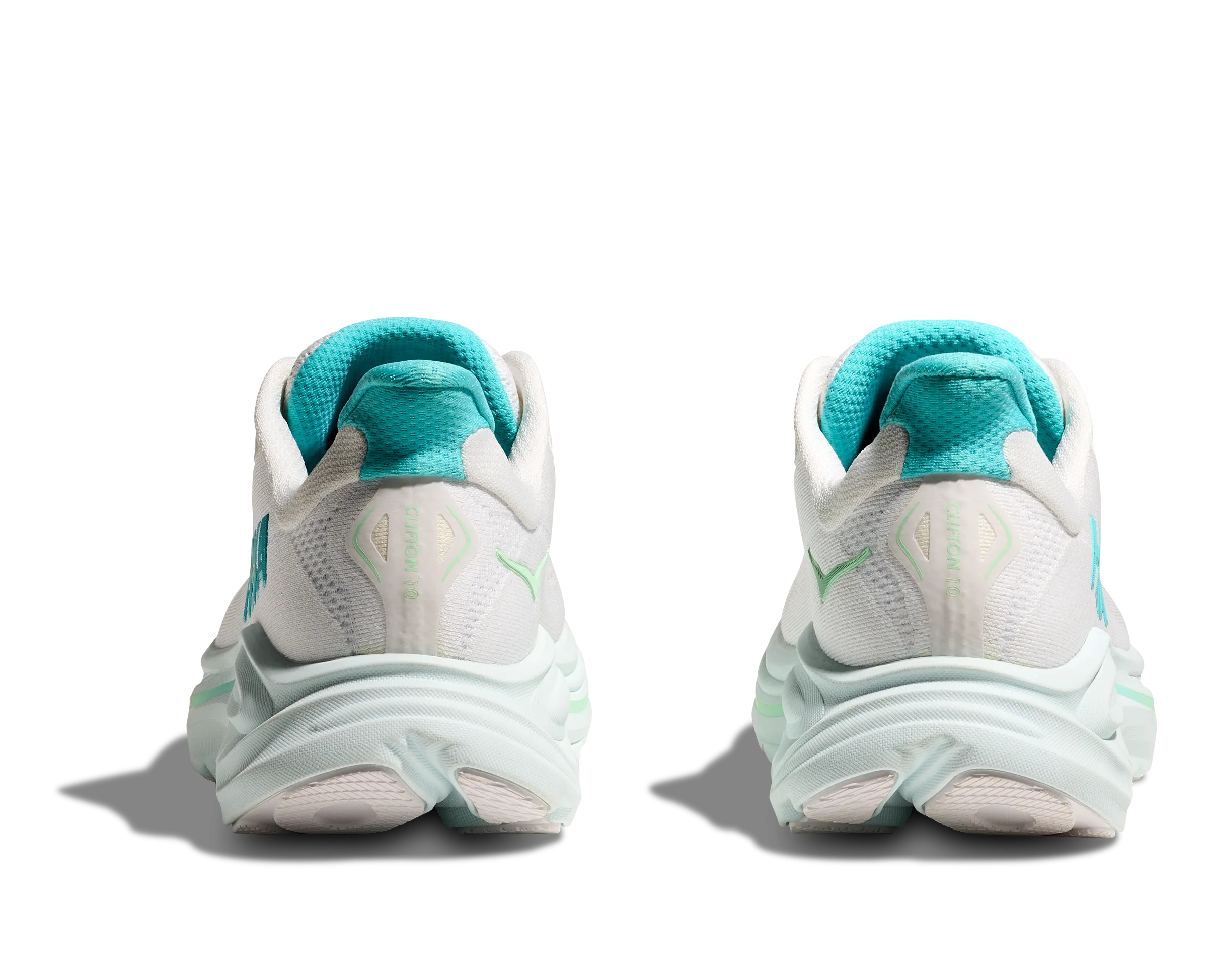 Hoka Womens Clifton 10 - White/Cielo Blue (1162031-WTCL)