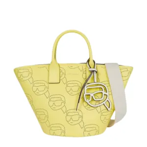 KARL LAGERFELD K/IKONIK PERFORATED TOTE BAG