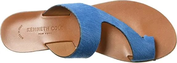 Kenneth Cole Women's Palm Sandal, Cerulean, 6.5 M US