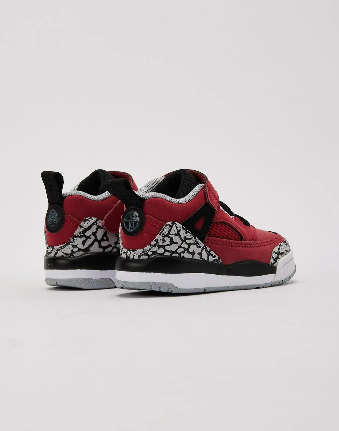 Kids Jordan Spizike Low TD Red Black White Gray Shoe Sneaker Trainer