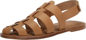 Loeffler Randall Women's Sawyer Leather Caged Flat Sandals