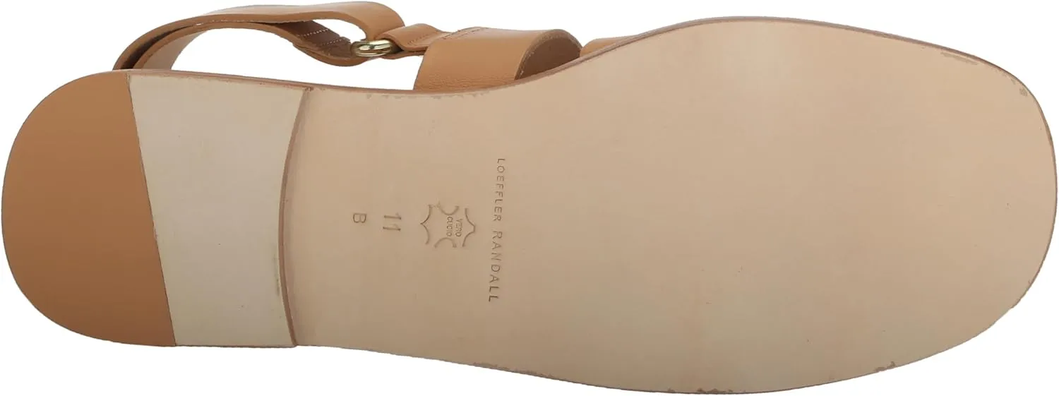 Loeffler Randall Women's Sawyer Leather Caged Flat Sandals