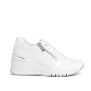 Marco Tozzi High Wedge Trainer White