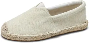 Mens Breathable Canvas Slip-On Espadrilles Loafers Casual Lightweight Flax Cloth Flats Alpargata for Walking Driving Soft Boat Shoes
