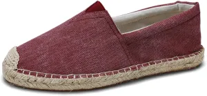 Mens Breathable Canvas Slip-On Espadrilles Loafers Casual Lightweight Flax Cloth Flats Alpargata for Walking Driving Soft Boat Shoes