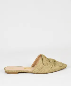 Mule Santa Lolla Bege Tecido Bico Fino - 00AC.13C9.00FA.0043