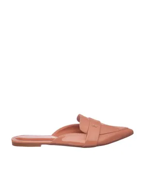 Mule Santa Lolla Nude Verniz Bico Fino