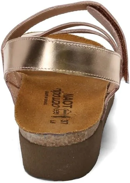 NAOT Kayla Women’s Sandals - Supportive 3-Strap Design with Backstrap, Cork & Latex Footbed - Arch Support - Travel-Friendly Comfortable Walking Sandals for All-Day Wear