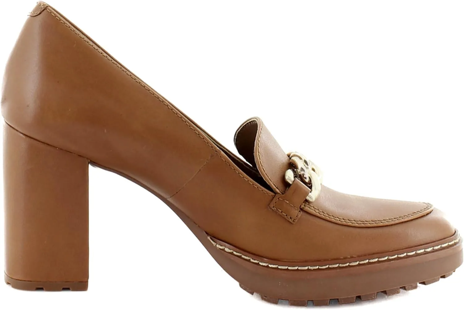 Naturalizer Women's Callie-Moc Loafer Pump English Tea Brown Leather 10 M