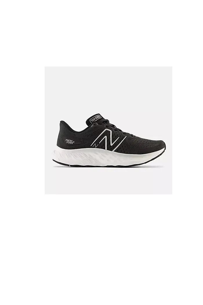 NEW BALANCE Women's Fresh Foam X EVOZ v3 BLACK/GRAY WIDE WIDTH