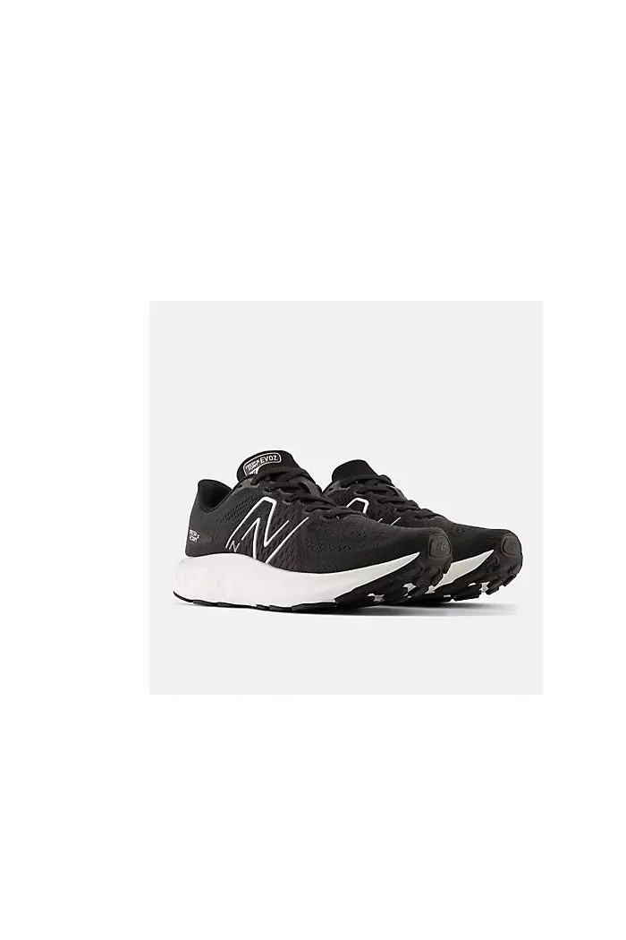 NEW BALANCE Women's Fresh Foam X EVOZ v3 BLACK/GRAY WIDE WIDTH