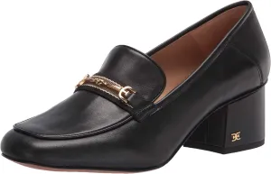 On Sam Black Heel Toe Edelman Classic Squared Fashion Custom design Flo Block Slip Loafers Multi-device compatible