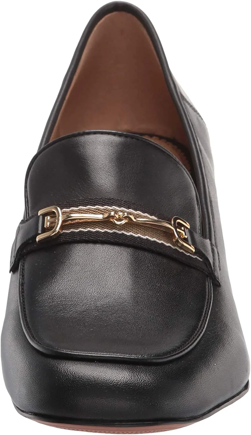 On Sam Black Heel Toe Edelman Classic Squared Fashion Custom design Flo Block Slip Loafers Multi-device compatible