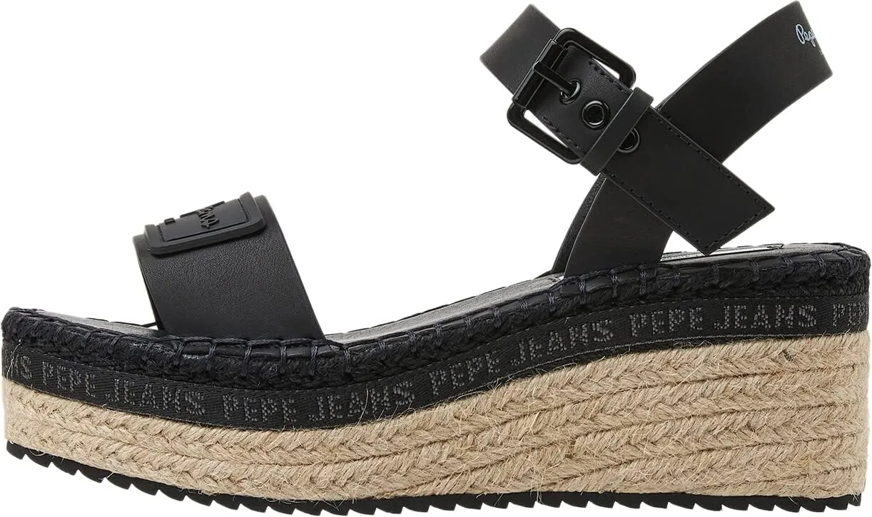 Pepe Jeans Women's Flatform Flat Sandal