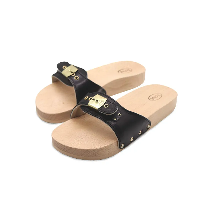 Pescura Flat Women's Casual Sandals - Black