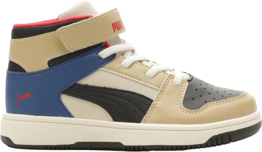 PUMA Unisex-Child Rebound Layup Synthetic Leather Hook and Loop Sneaker