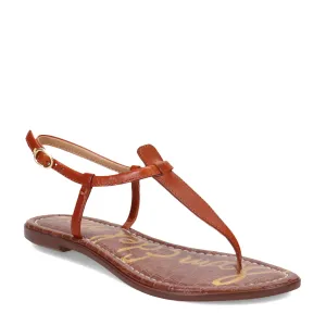 Sam Edelman Women's Gigi Flat Sandal, Kona Brown, 9