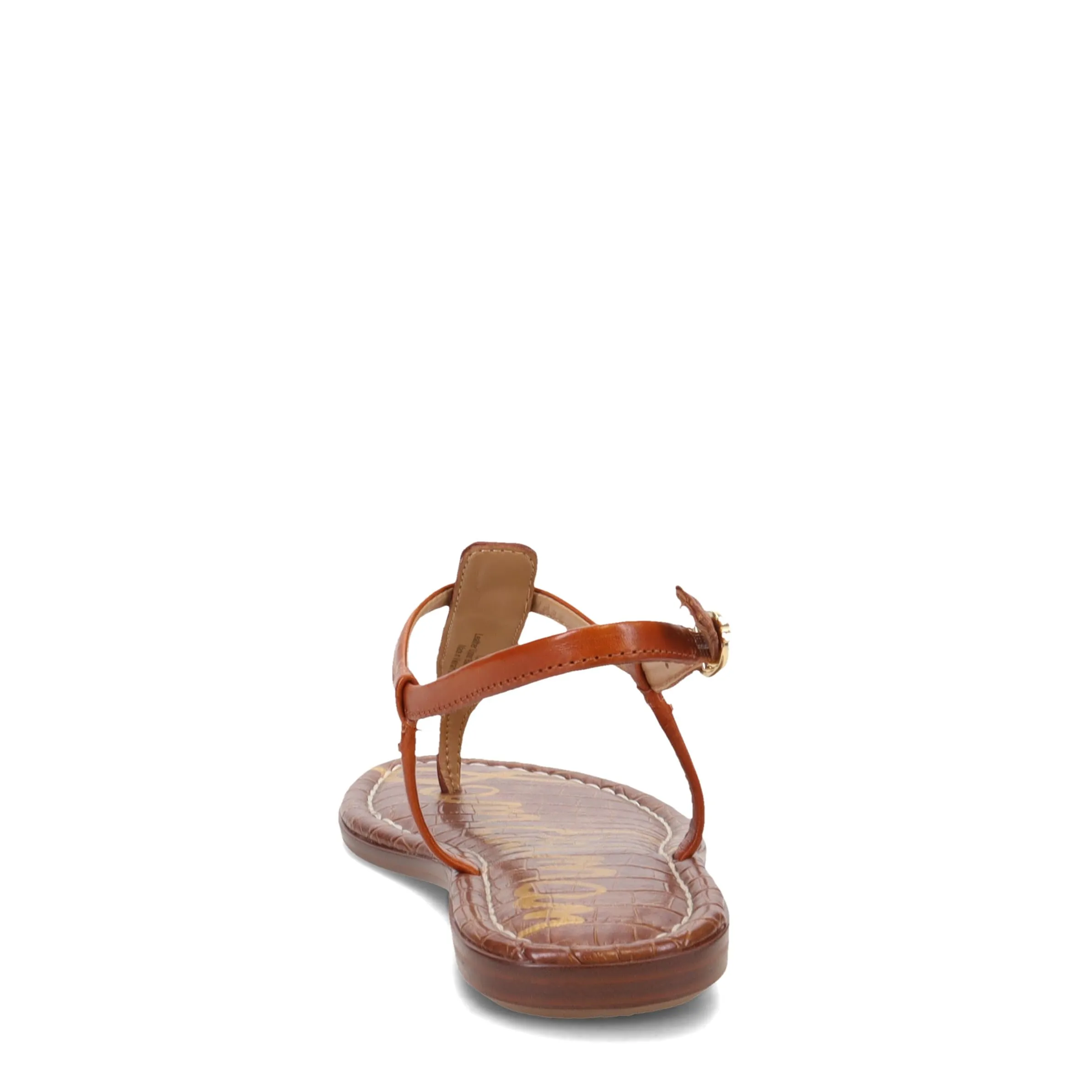 Sam Edelman Women's Gigi Flat Sandal, Kona Brown, 9