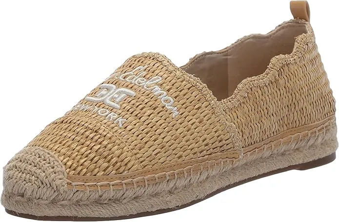 Sam On Pointed Karla Edelman SLip Cap Clearance Shoes Toe Fast shipping Loafers Flats Sand Espadrille