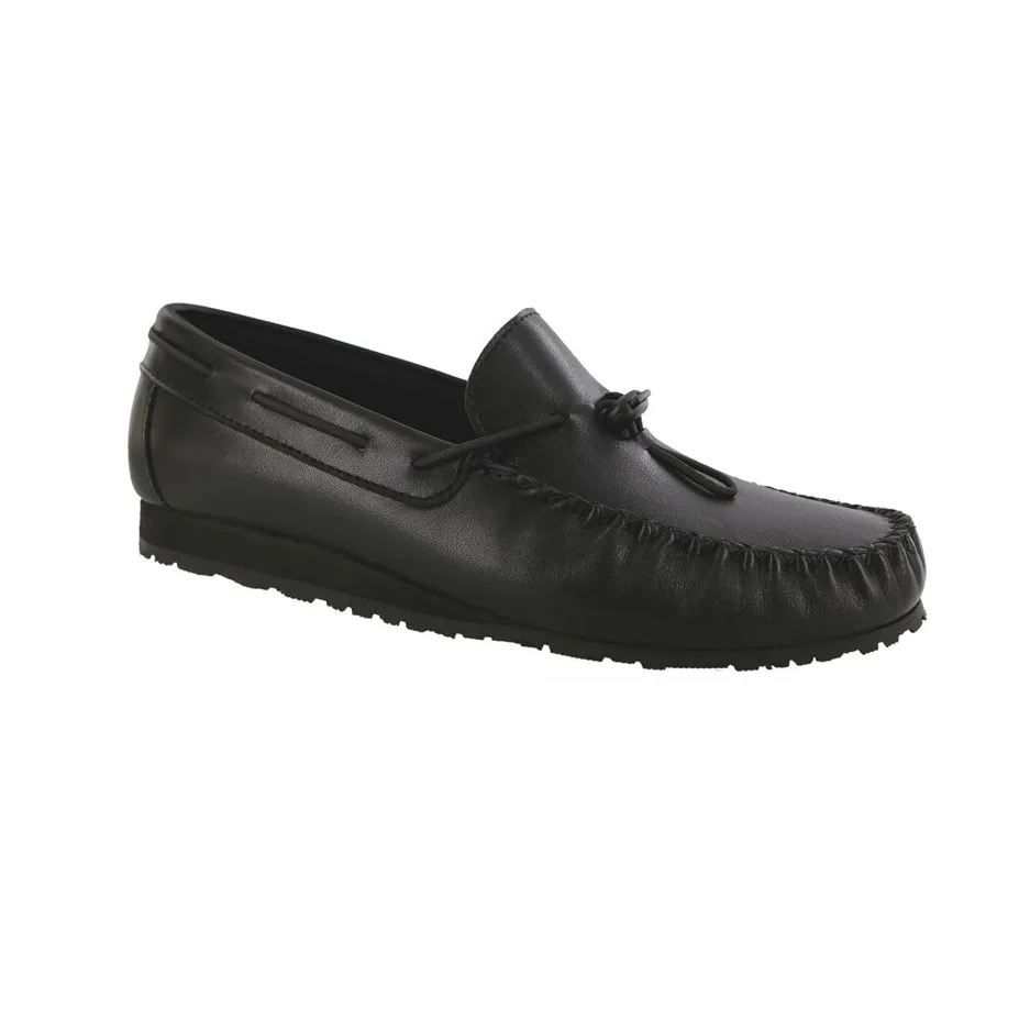 SAS Women's Running Late-X Slip On Loafer Black
