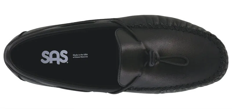 SAS Women's Running Late-X Slip On Loafer Black