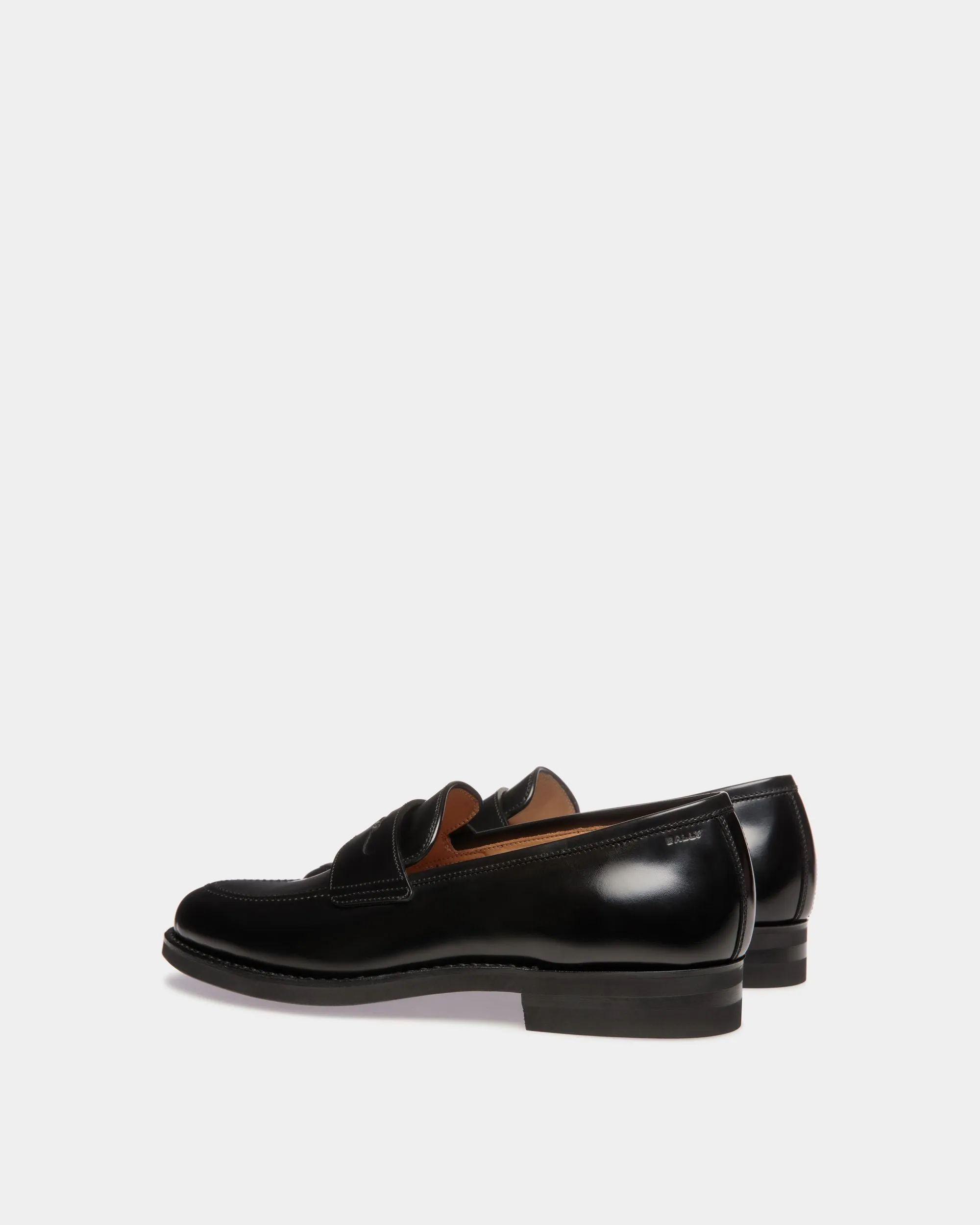 Schoenen Loafer In Black Leather