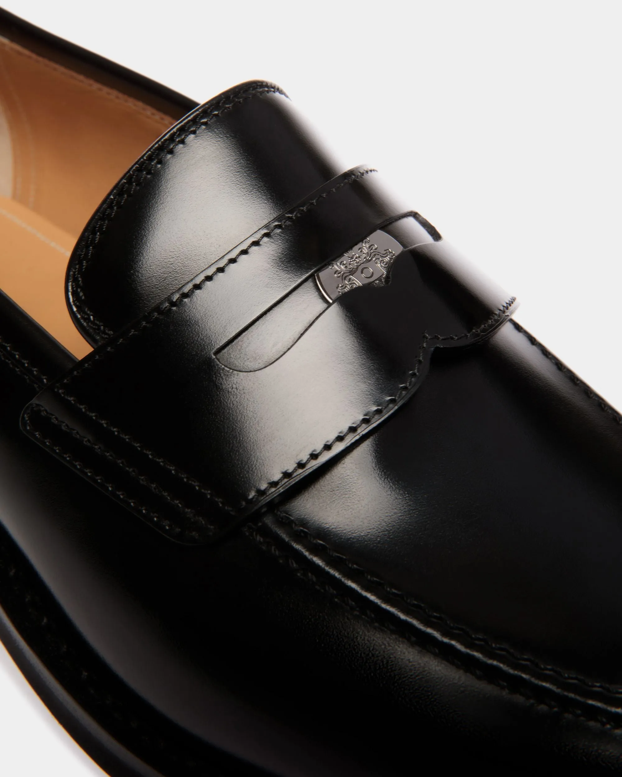Schoenen Loafer In Black Leather