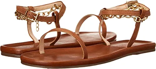 SCHUTZ Women's Flat Sandals, Wood, 9.5