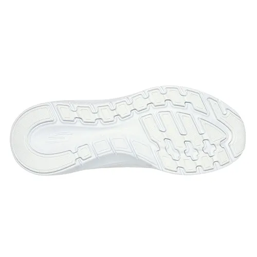 Skechers Ladies Arch Fit Trainers - 150061 - White/Silver