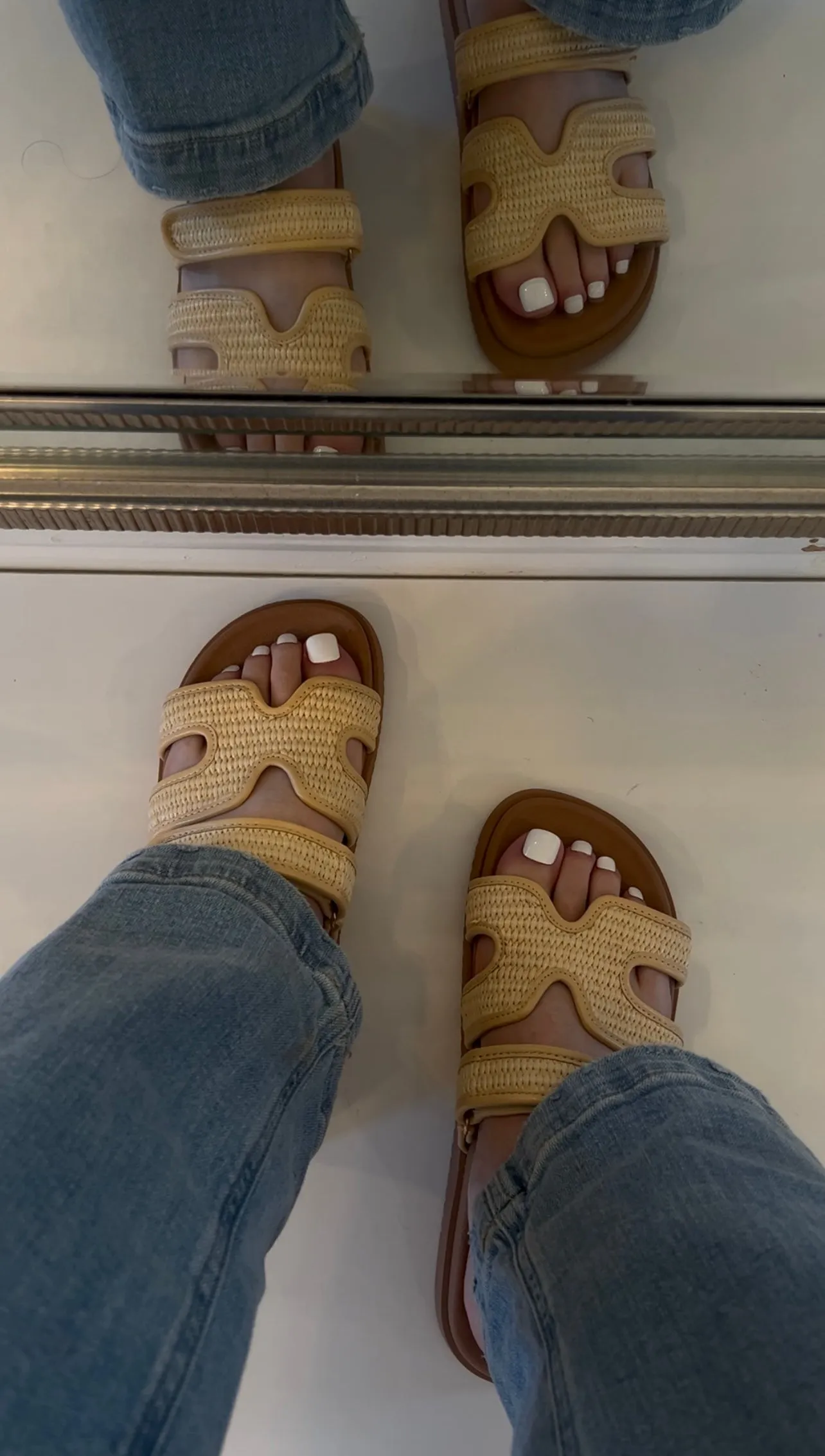 Sophie Sandal - Raffia (Wide Friendly)