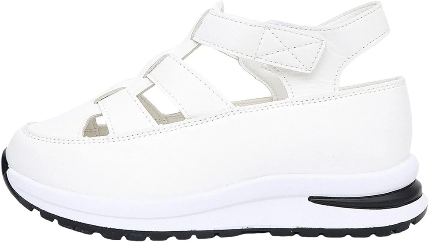 Sports Sandals for Women 2025 Breathable Hollow Out Wedge Shoes Closed Toe Comfortable Sneakers Casual Adjustable Strap Walking Shoes
