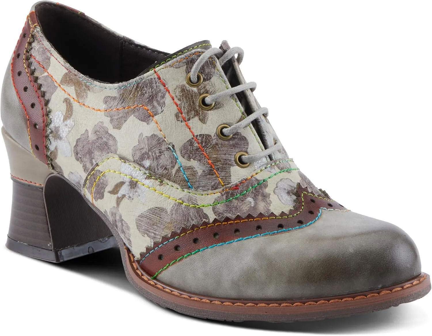 Spring Step L'Artiste Perrine Women's Professional Loafer - Artful Prints, Feminine Details, Polished Look