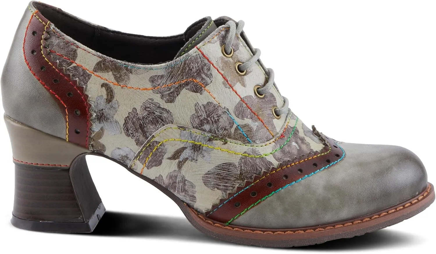 Spring Step L'Artiste Perrine Women's Professional Loafer - Artful Prints, Feminine Details, Polished Look