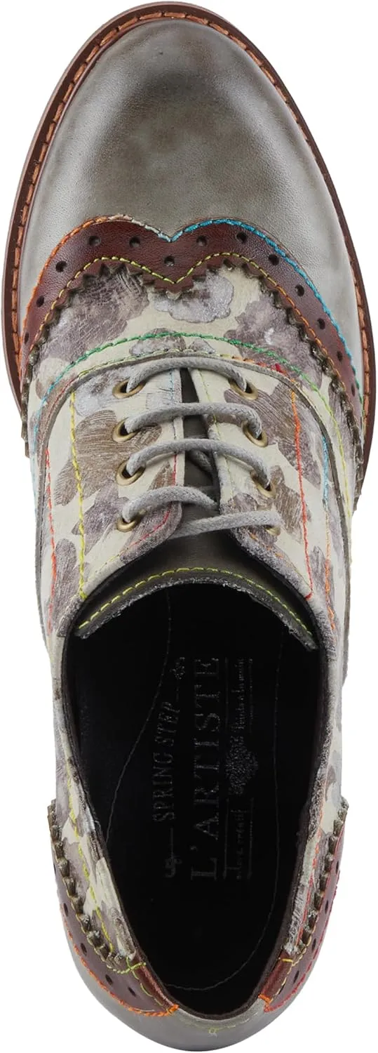 Spring Step L'Artiste Perrine Women's Professional Loafer - Artful Prints, Feminine Details, Polished Look