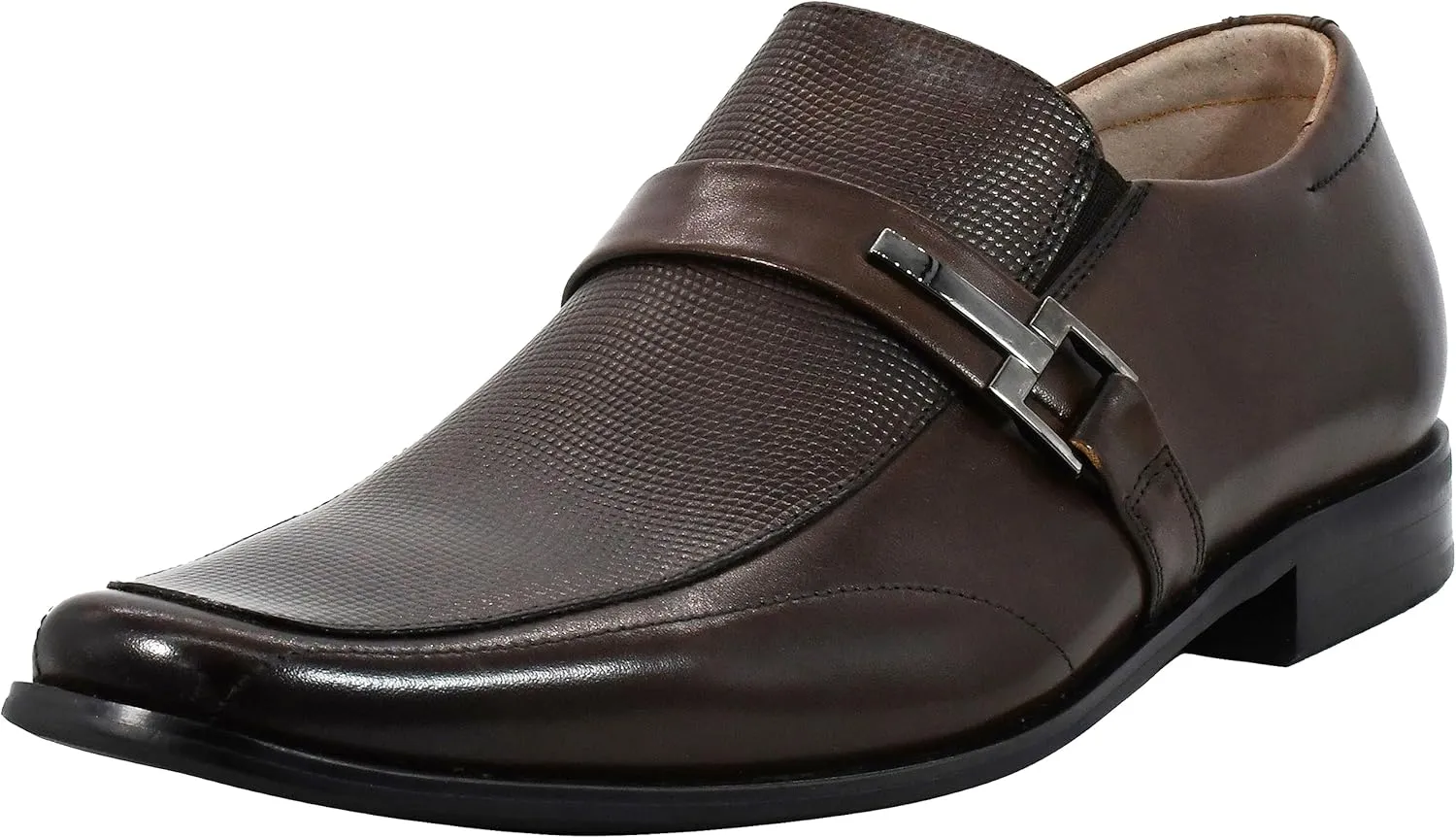 STACY ADAMS Men's Beau Moc Toe Bit Slip-On Loafer