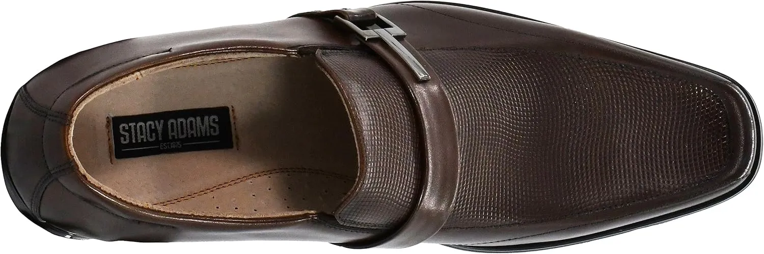 STACY ADAMS Men's Beau Moc Toe Bit Slip-On Loafer