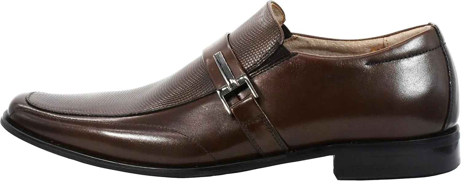 STACY ADAMS Men's Beau Moc Toe Bit Slip-On Loafer