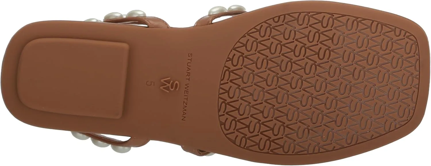 Stuart Weitzman Women's Pearlita Flat Sandal Ballet